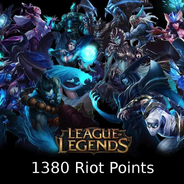 League of Legends 1380 RP Prepaid Card NA