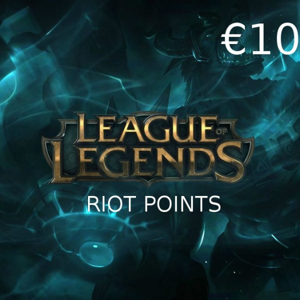 League of Legends 10 EUR  Prepaid RP Card EUW