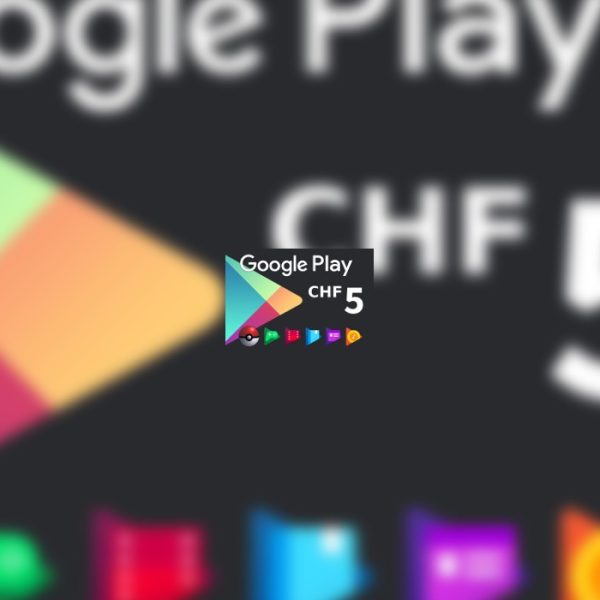 Google Play CHF 5 CH Gift Card