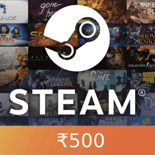 Steam Gift Card ₹500 INR Activation Code