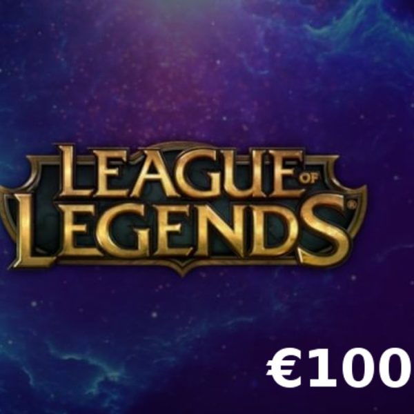 League of Legends 100 EUR Prepaid RP Card EU