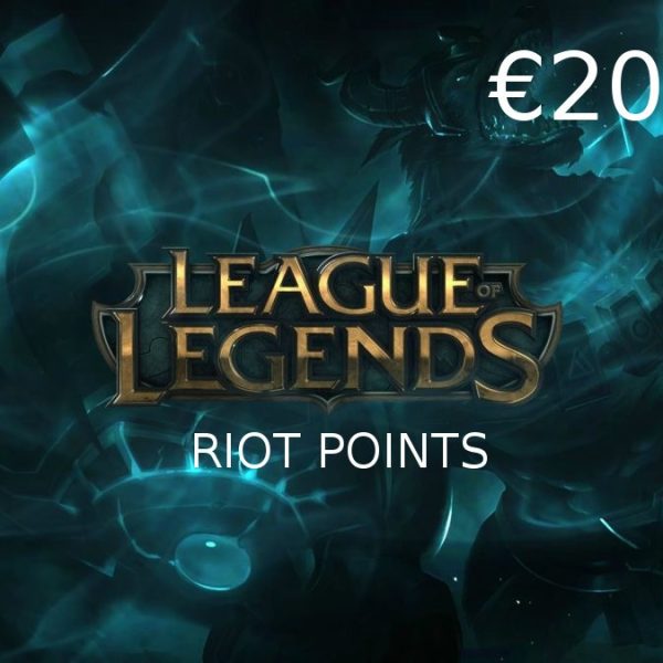 League of Legends 20 EUR Prepaid RP Card EU