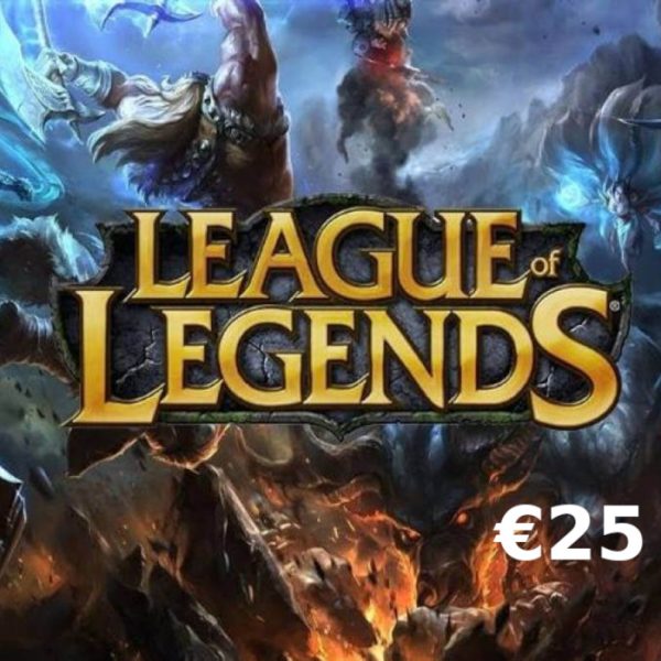 League of Legends 25 EUR Prepaid RP Card EU