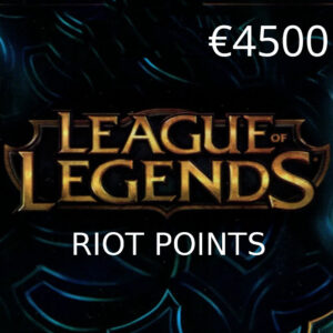 League of Legends 4500 RP Prepaid Card EU