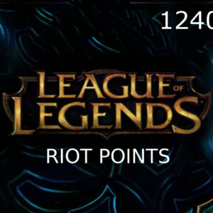 League of Legends 1240 RP Prepaid Card EU
