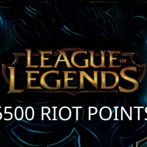 League of Legends 6500 RP Prepaid Card EU